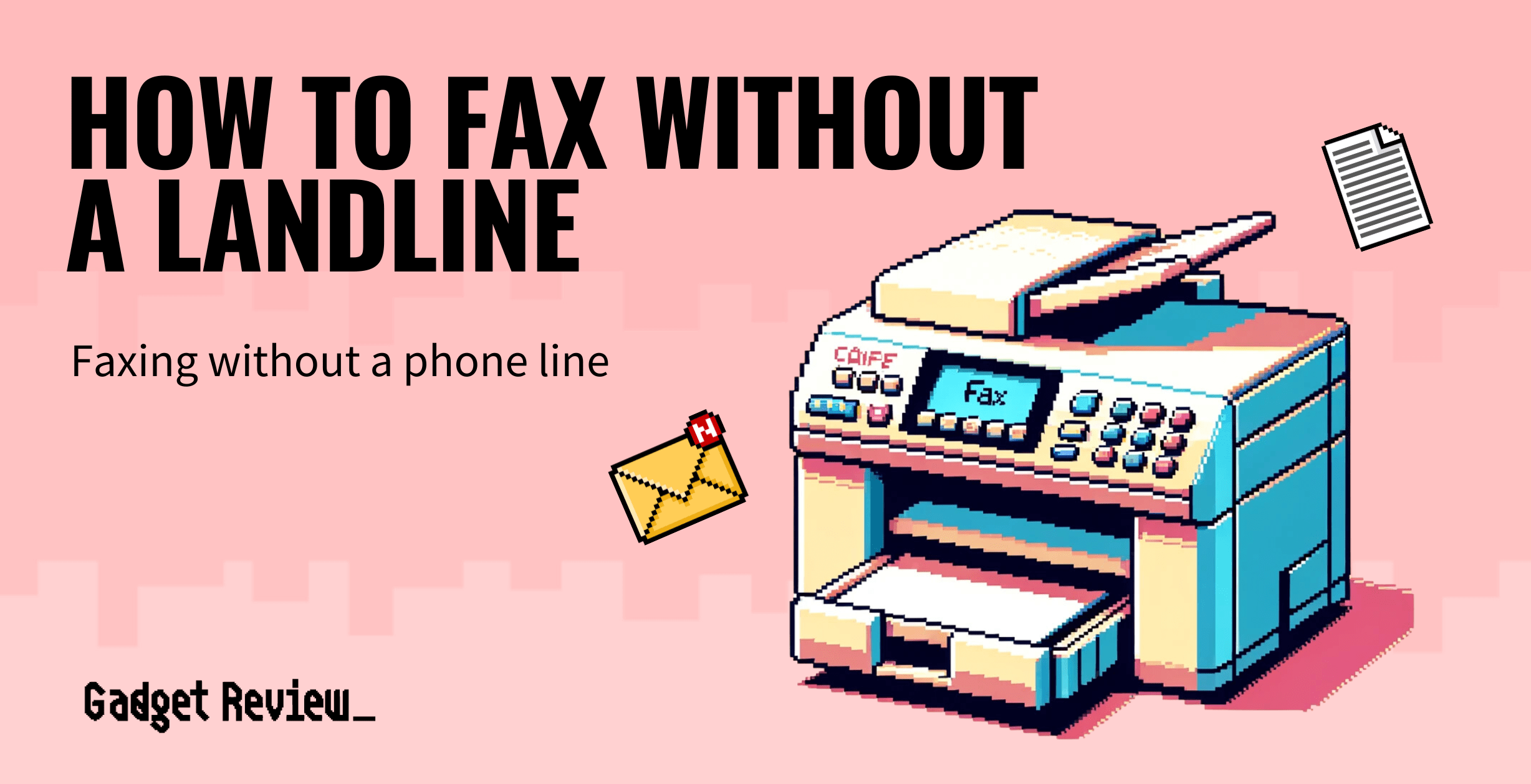 how to fax without a landline guide