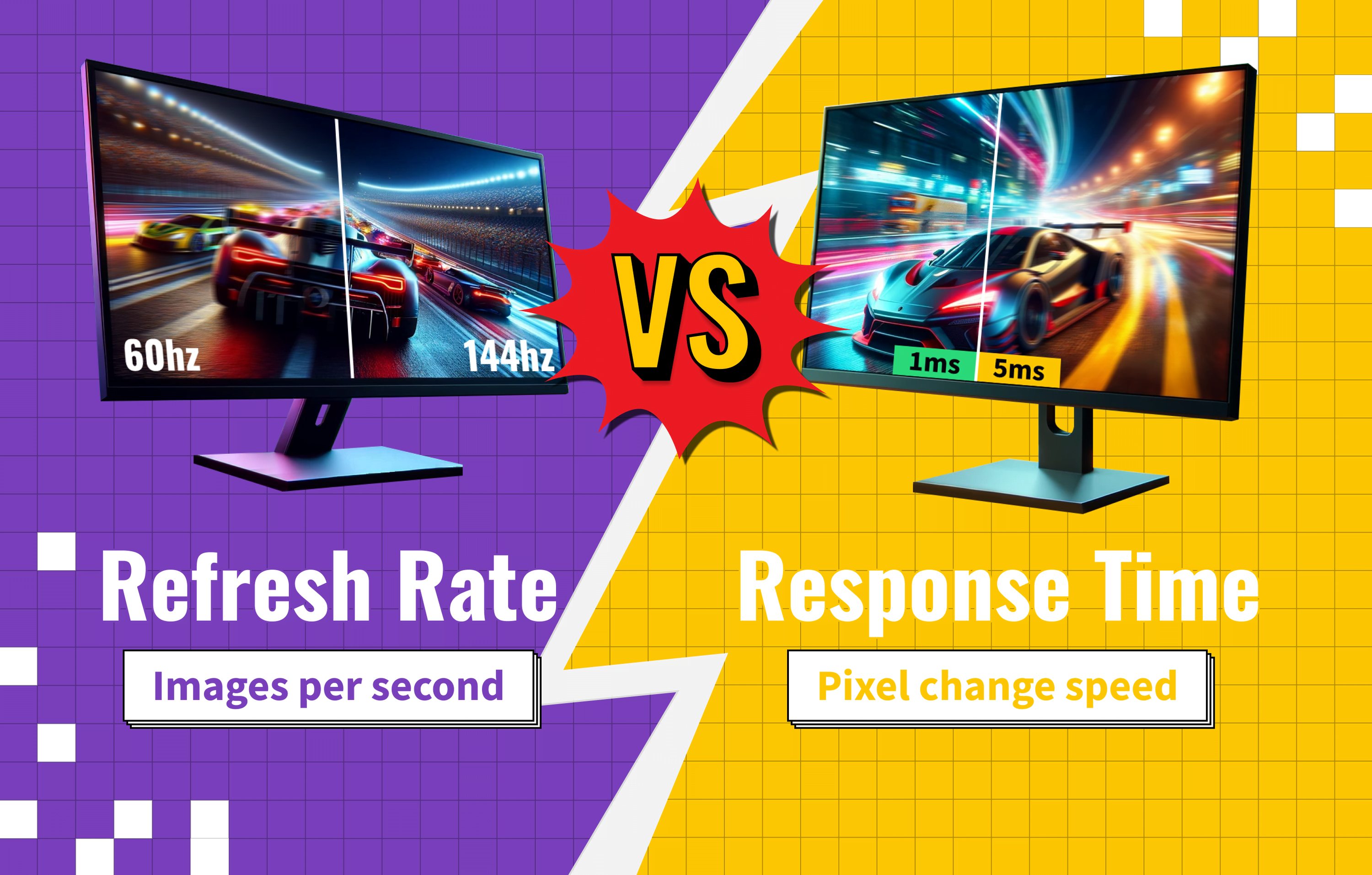 refresh rate vs response time guide