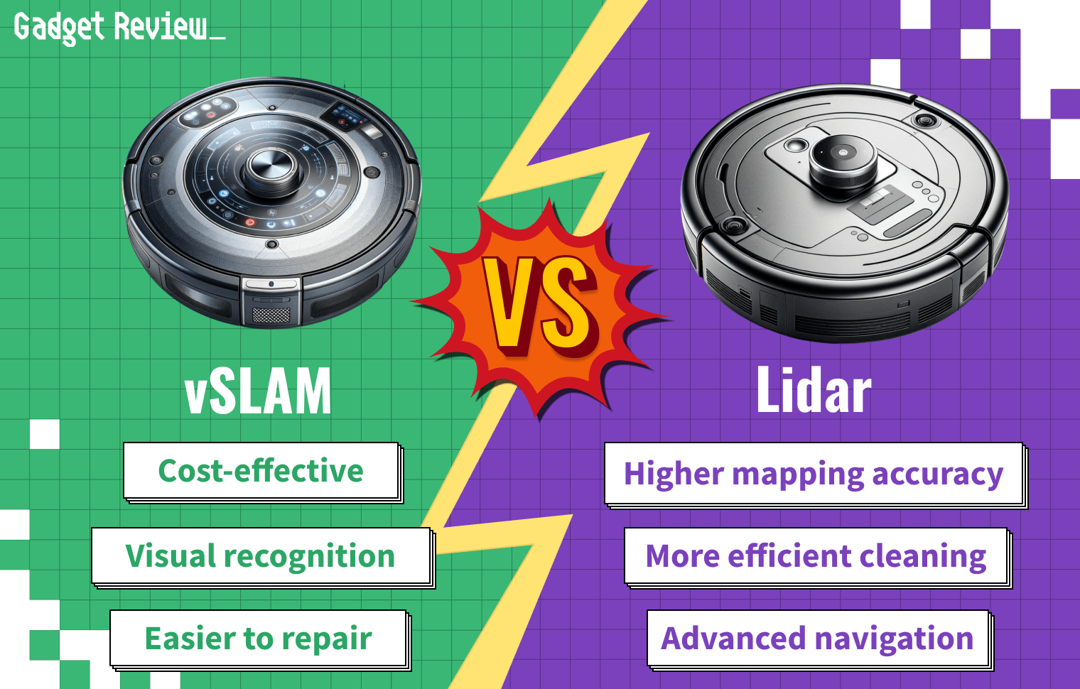 vSLAM vs Lidar