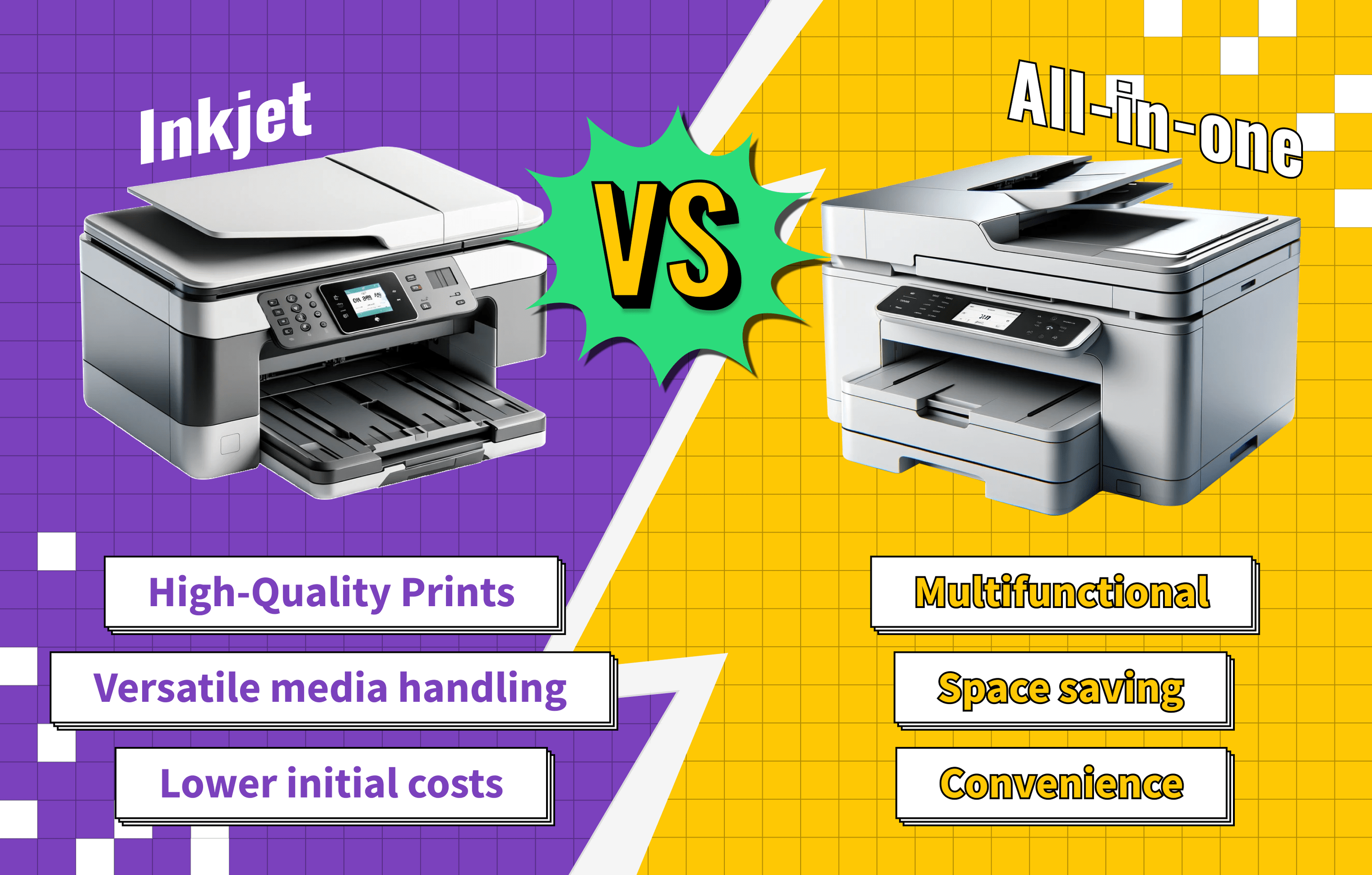 Inkjet Vs All In One Printer