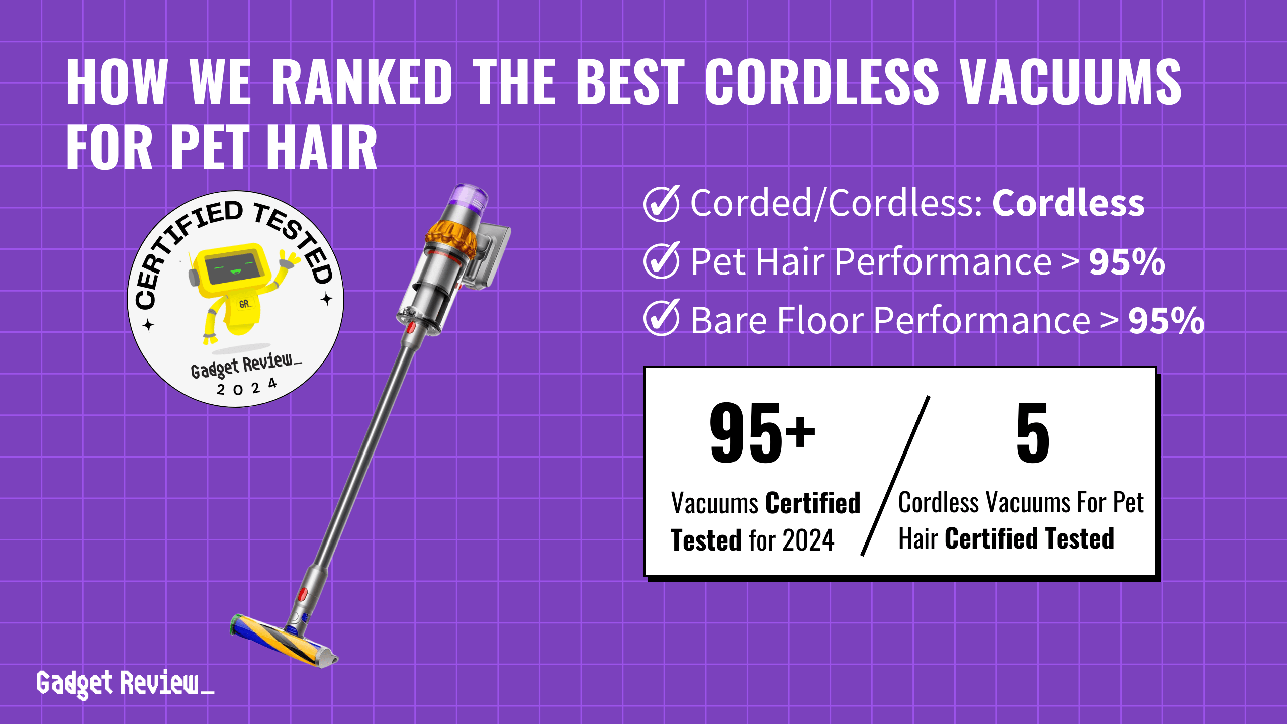 We Ranked the 5 Best Cordless Vacuums for Pet Hair