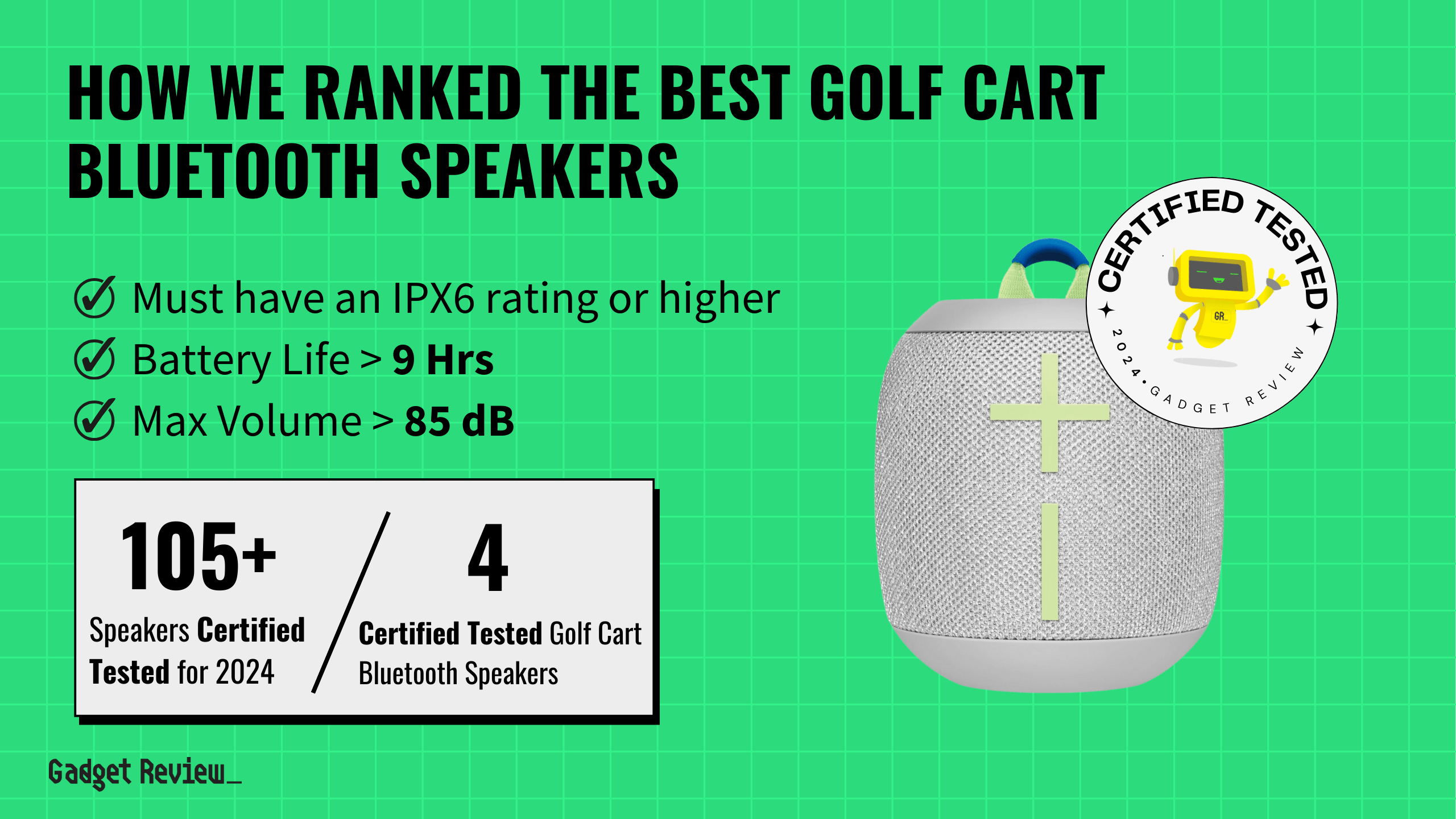 best golf cart bluetooth speakers guide that shows the top best bluetooth speaker model