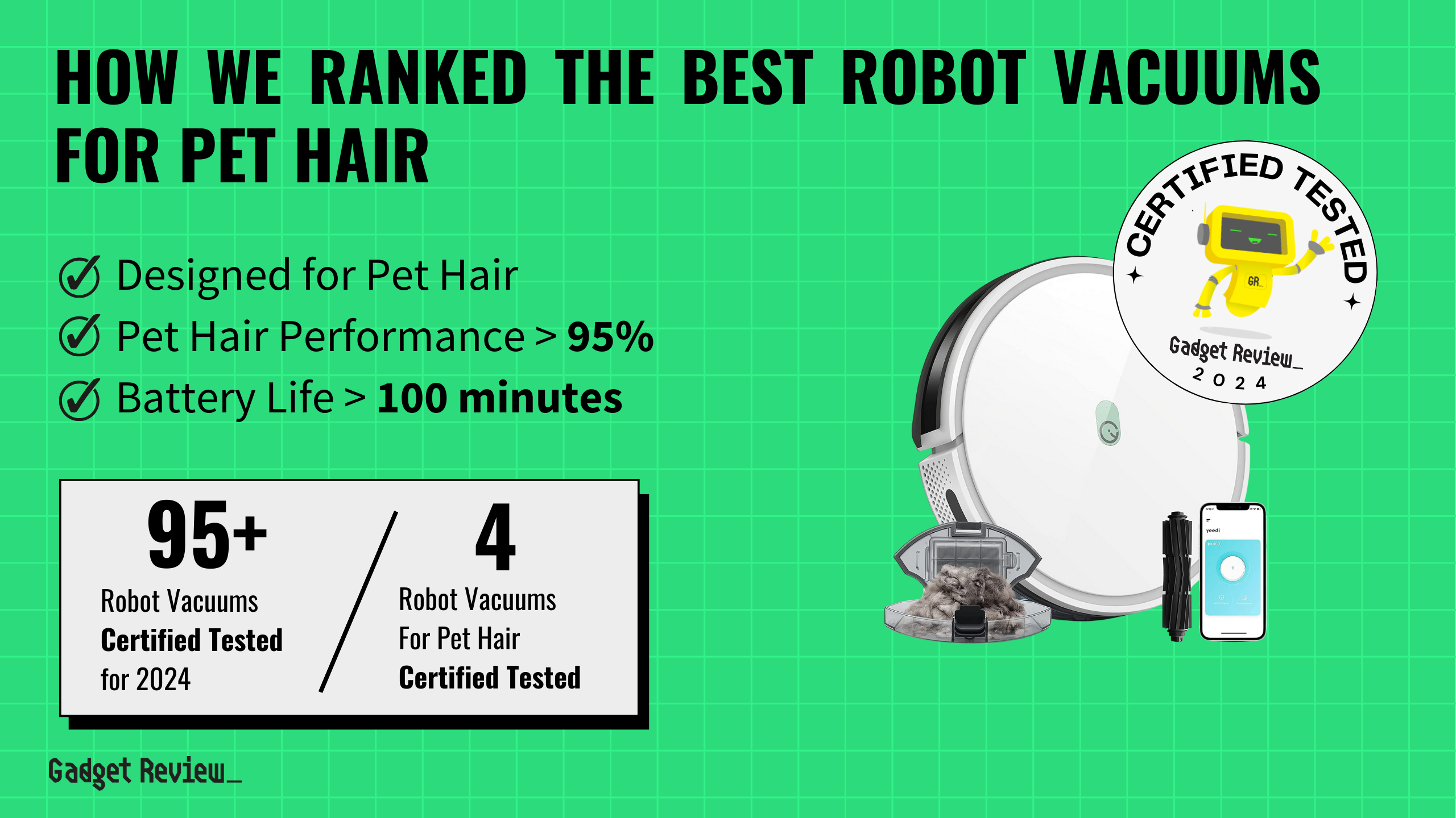 The 4 Best Robot Vacuums for Pet Hair in 2024