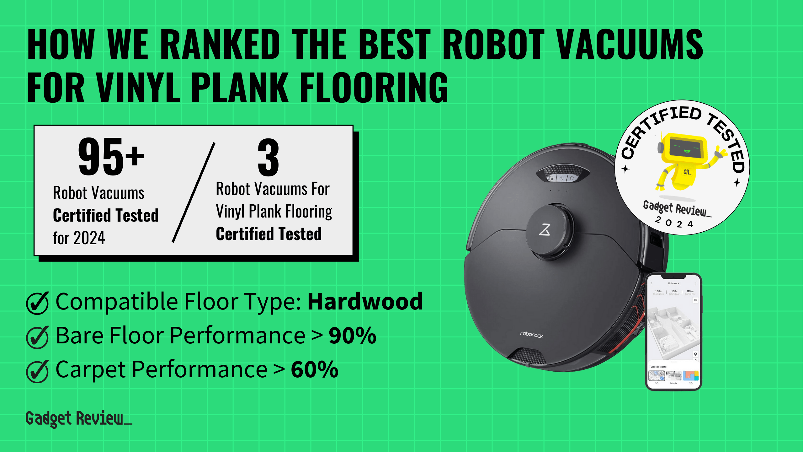 best robot vacuum for vinyl plank flooring guide that shows the top best robot vacuum model