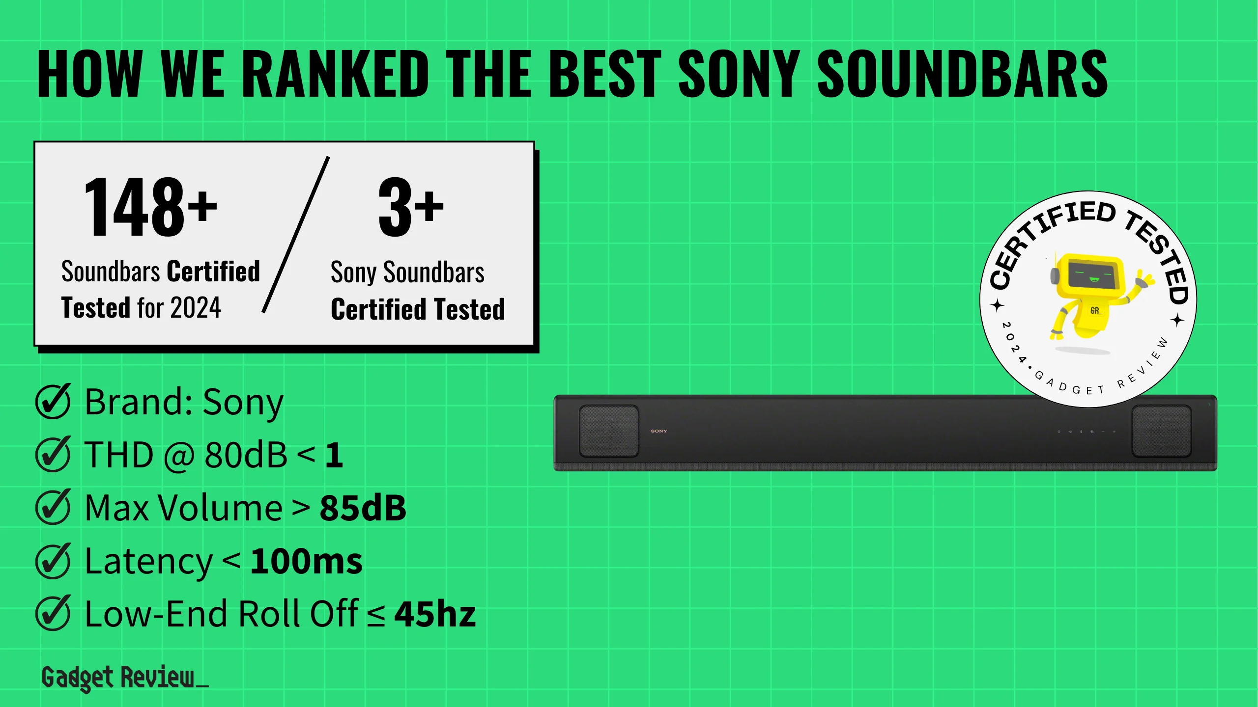 2 Top Sony Soundbars of 2024 Ranked