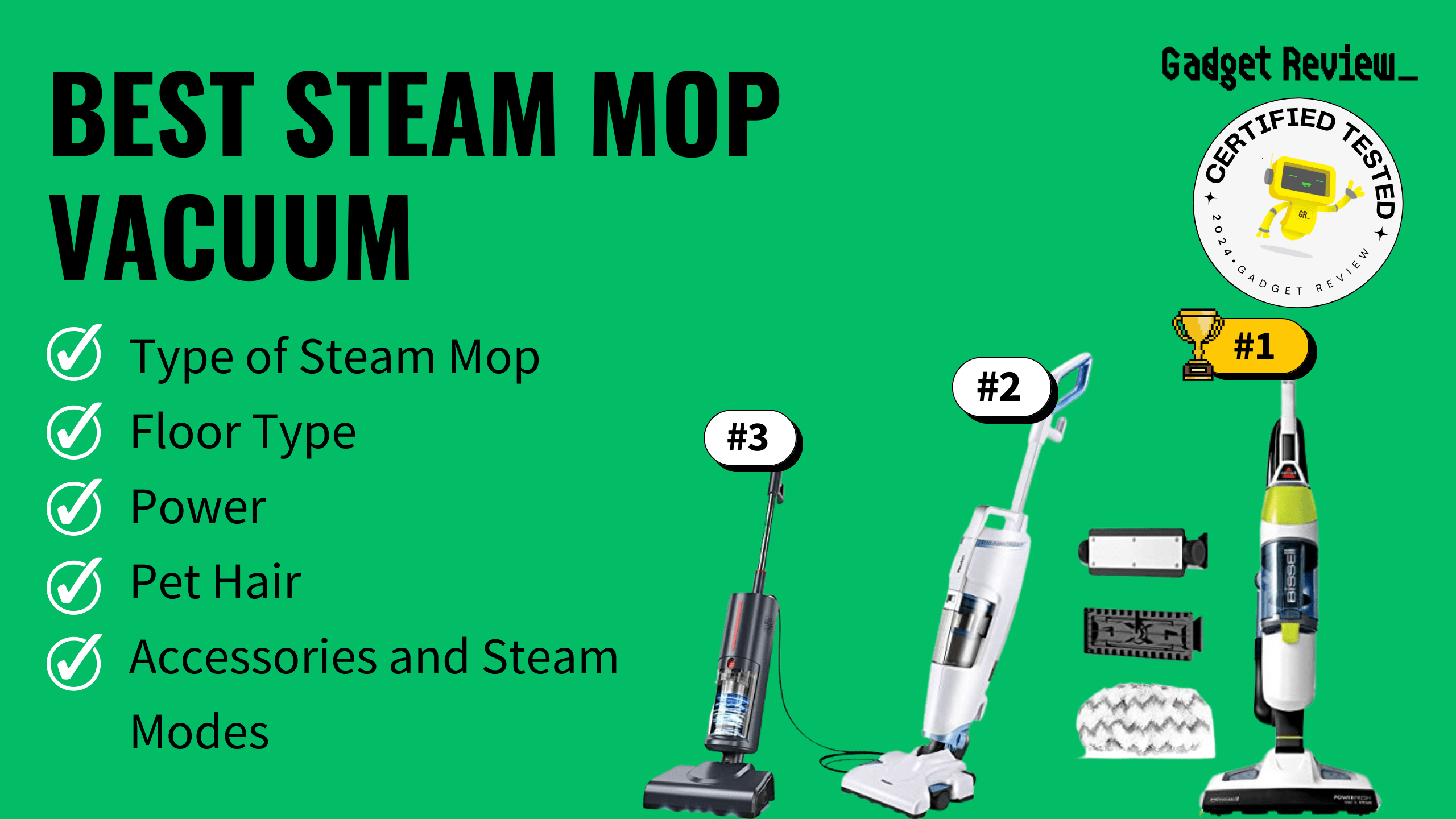 Best Steam Mop Vacuums