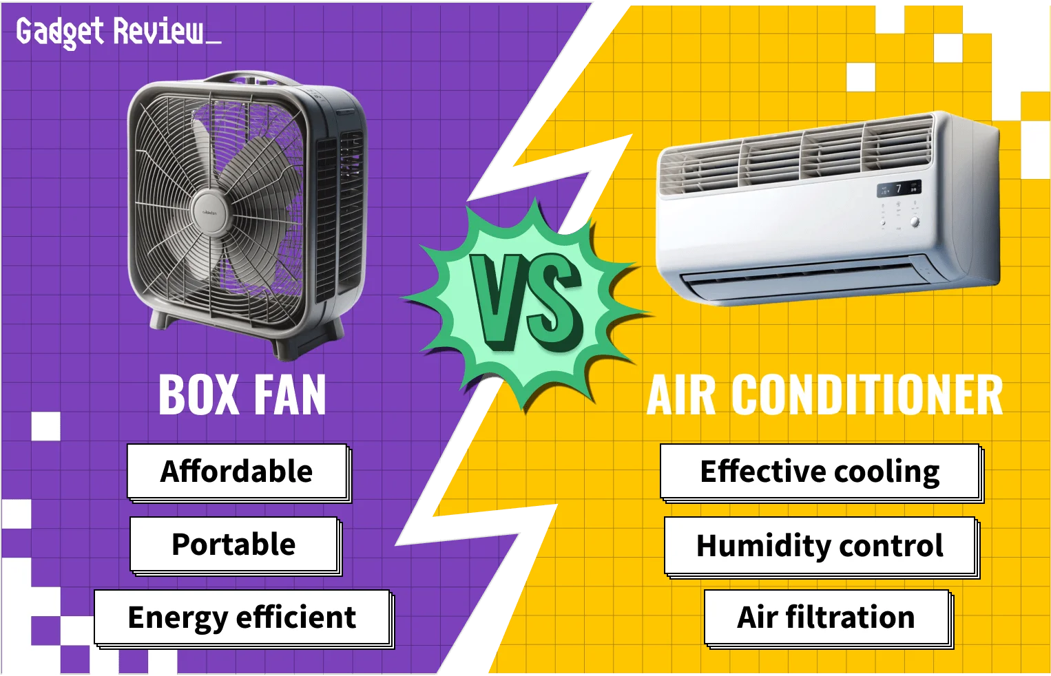 Box Fan vs Air Conditioner