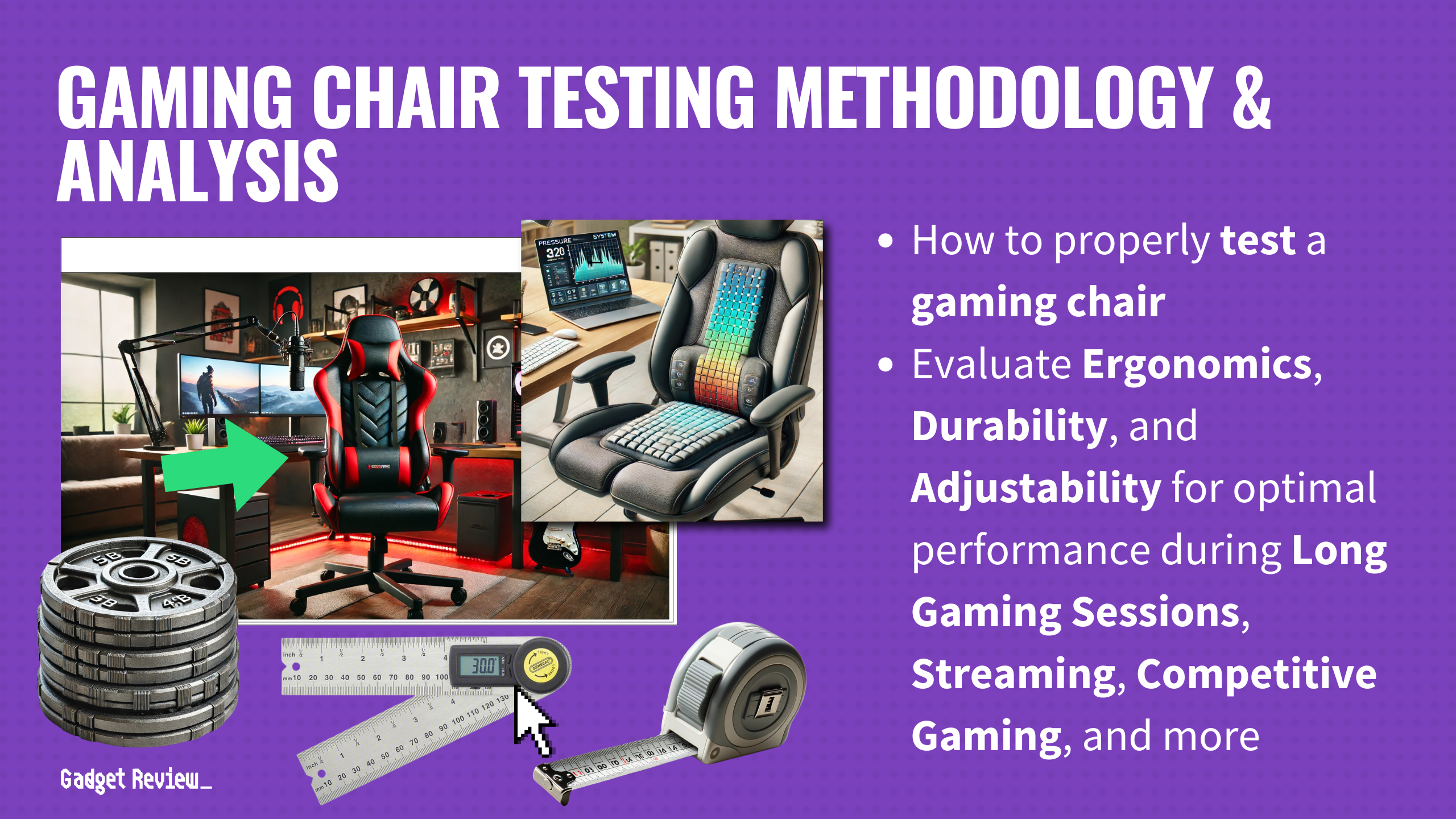 gaming chair testing methodology