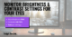 Best Monitor Brightness and Contrast Settings for Eyes