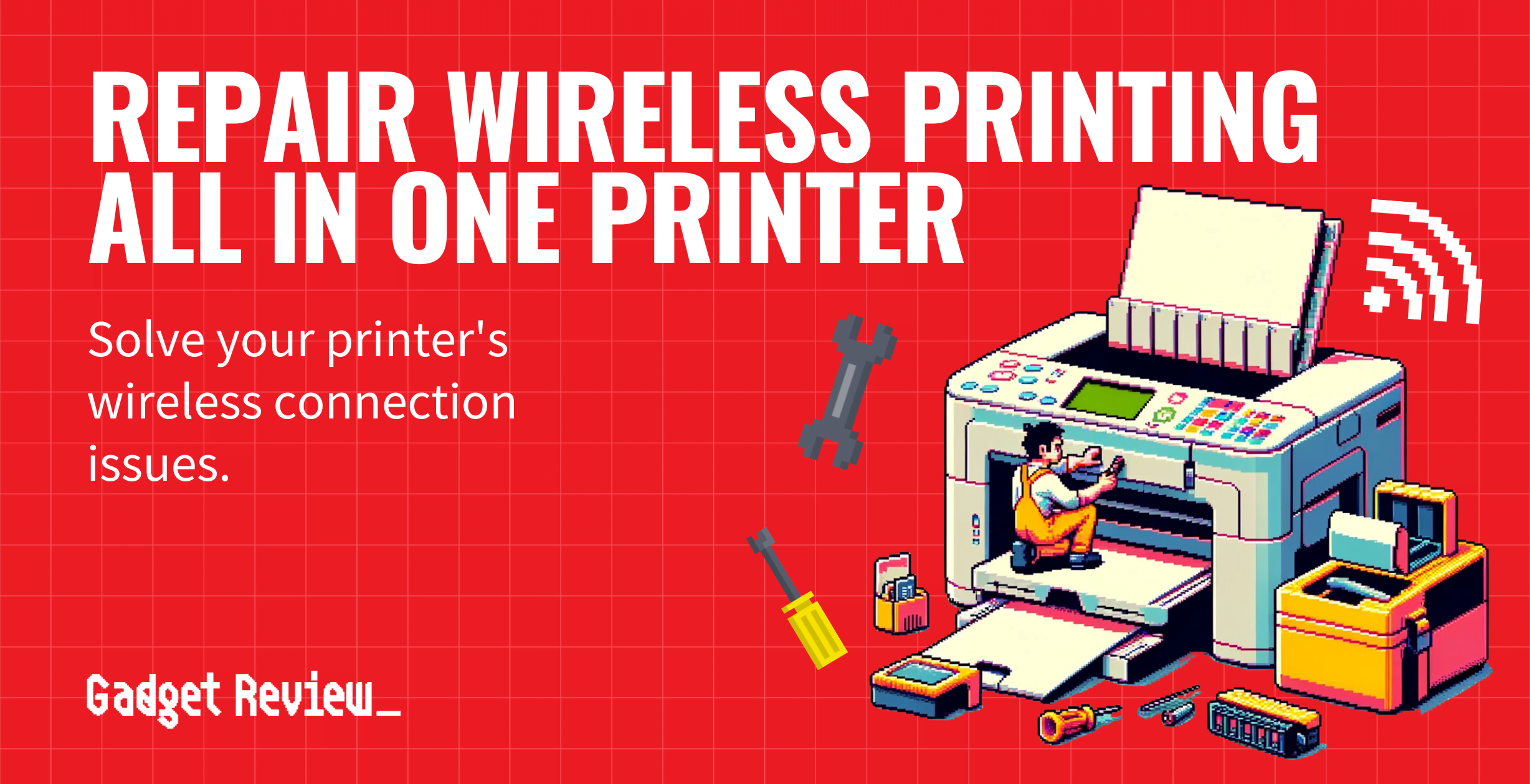 repair wireless printing all in one printer guide