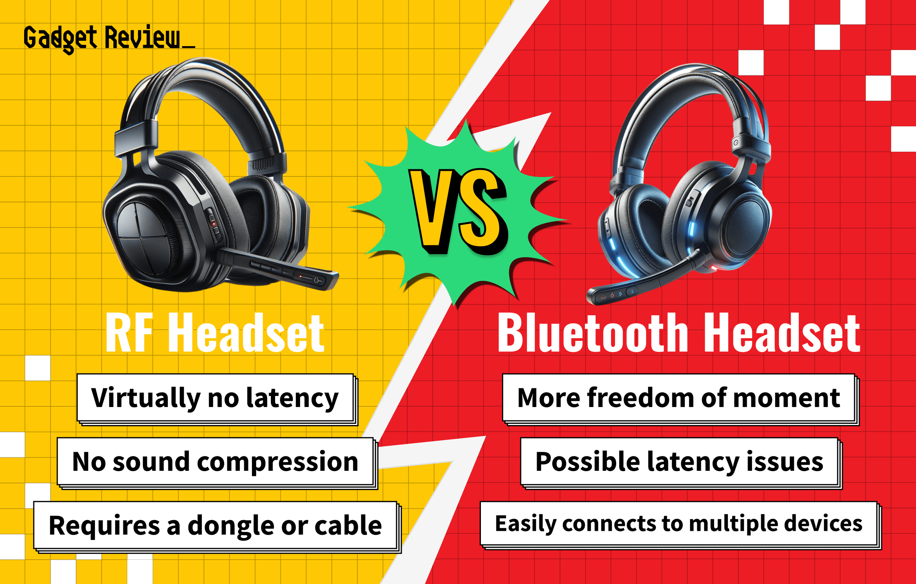 wireless gaming headset rf vs bluetooth guide